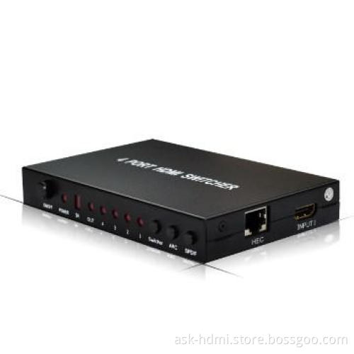 Audio video switcher box  4x1
